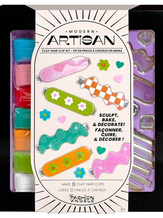 Fashion Angels Other - Fashion Angels Tween Artisan Clay Hair Clips Making Kit Multi-Color New
